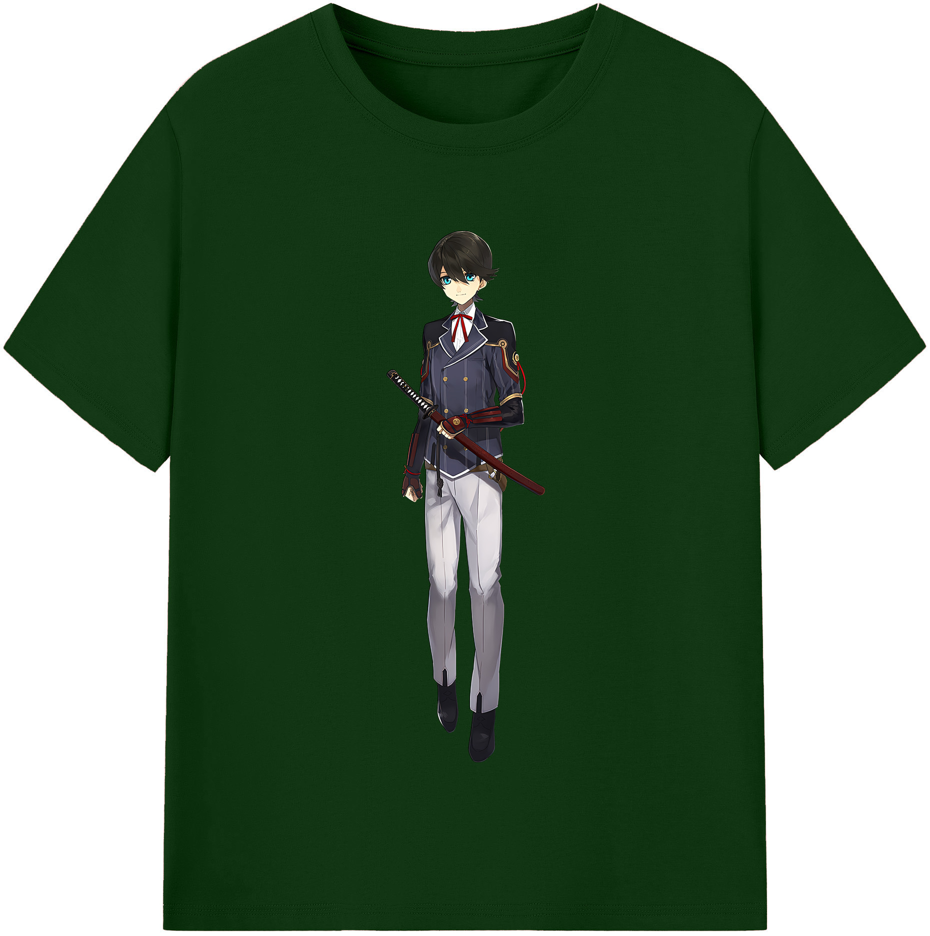 （画像用） 刀剣乱舞 Touken Ranbu 綿100％半袖Tシャツ（フロントプリント）